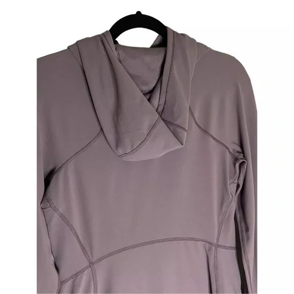 Lululemon Jacket Moonwalk Purple Gray Fitted Hoodie - Picture 6 of 16